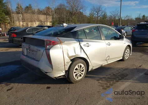 2016 Toyota Prius Two из США, поврежденный, VIN JTDKBRFU7G3017310